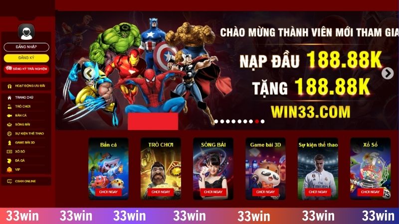 Trang Chủ 205 Nhà cái 33WIN xây dựng được nền tảng cá cược an toàn